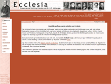 Tablet Screenshot of ecclesianet.nl